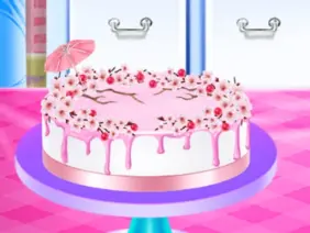 桜ケーキの作り方