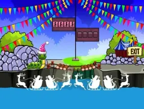クリスマスの毛虫の脱出